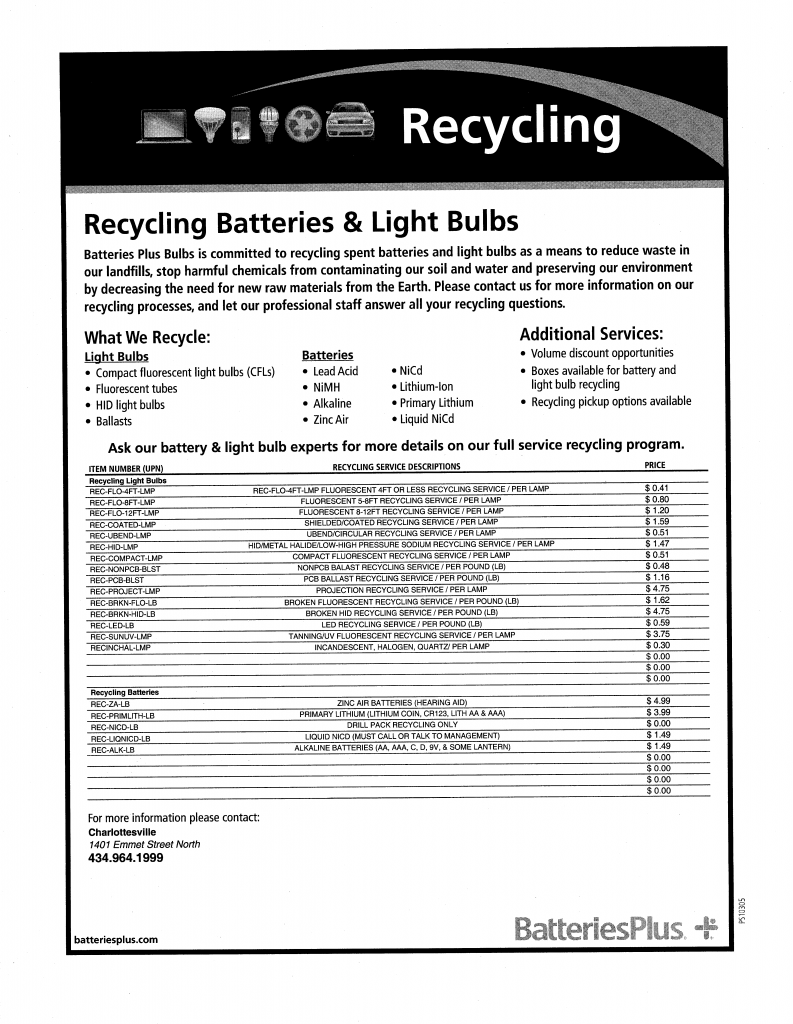 Recycle Sheet Discount Pricing